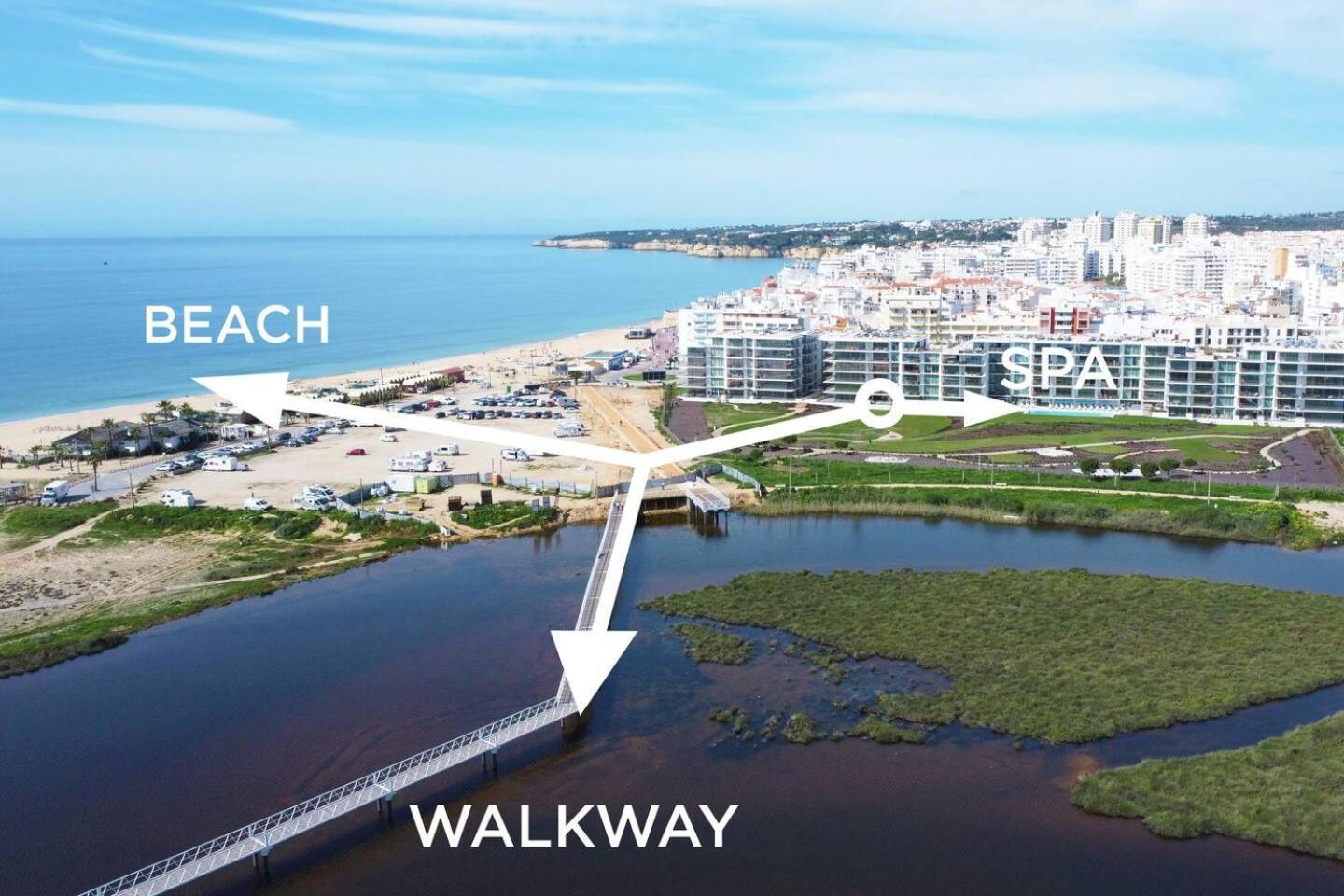 Bayline- Beachfront And Pool Armação de Pêra Buitenkant foto